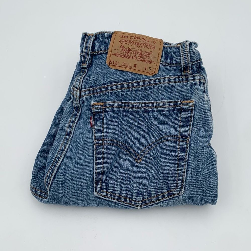 Levi’s 512 Slim Fit Tapered Leg Jeans Women’s Size 9 Junior Vintage Blue Denim